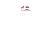 Tablet Screenshot of erodecancercentre.com